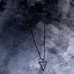 Triangle mens necklace